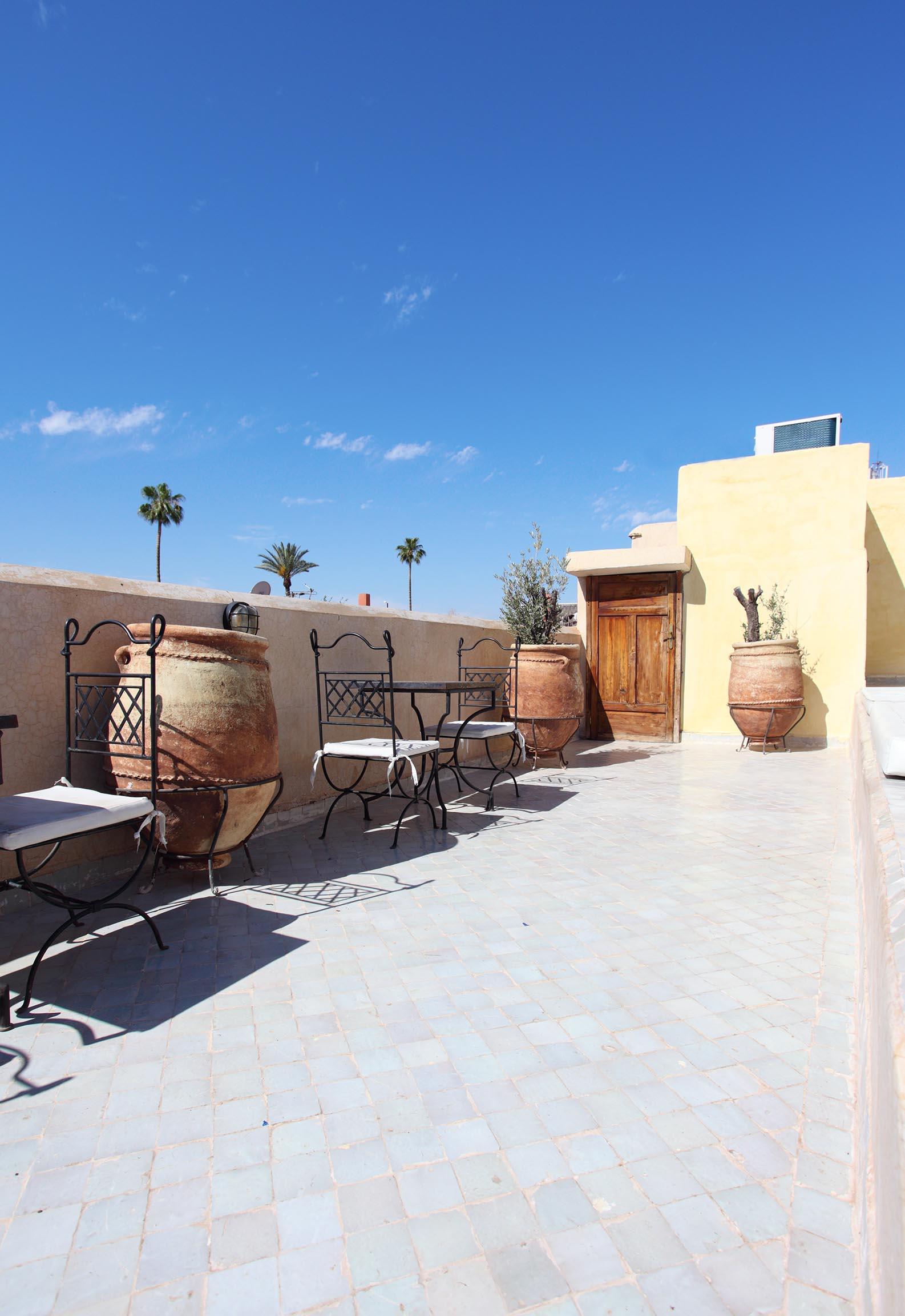 Riad White Flowers Marrakesh Buitenkant foto