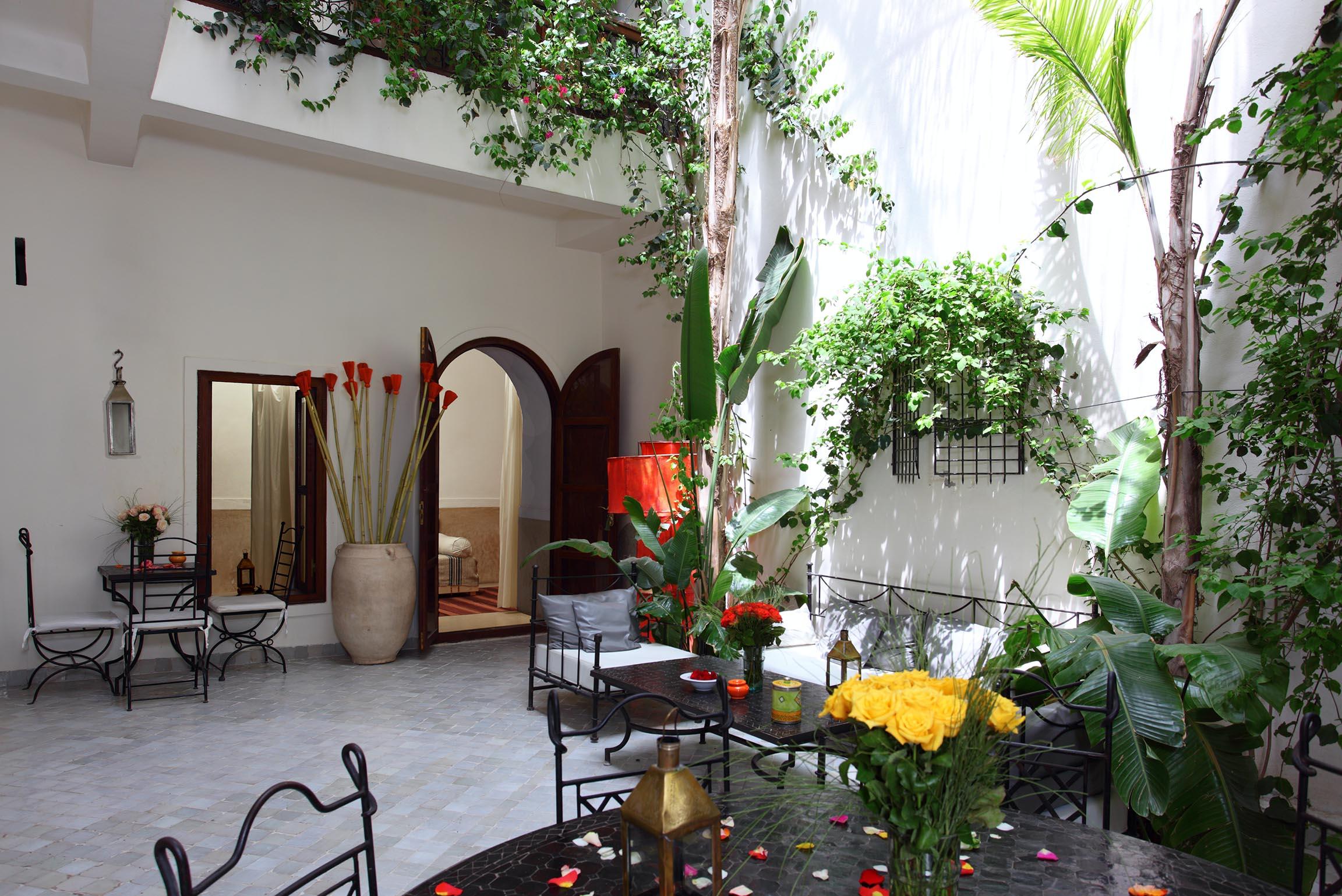 Riad White Flowers Marrakesh Buitenkant foto