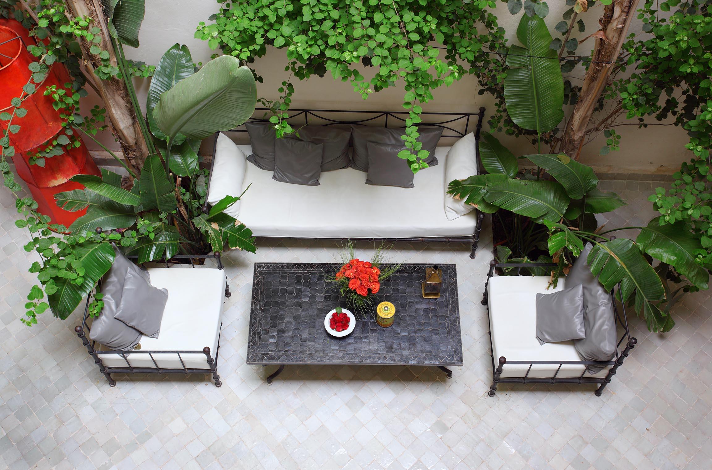 Riad White Flowers Marrakesh Buitenkant foto