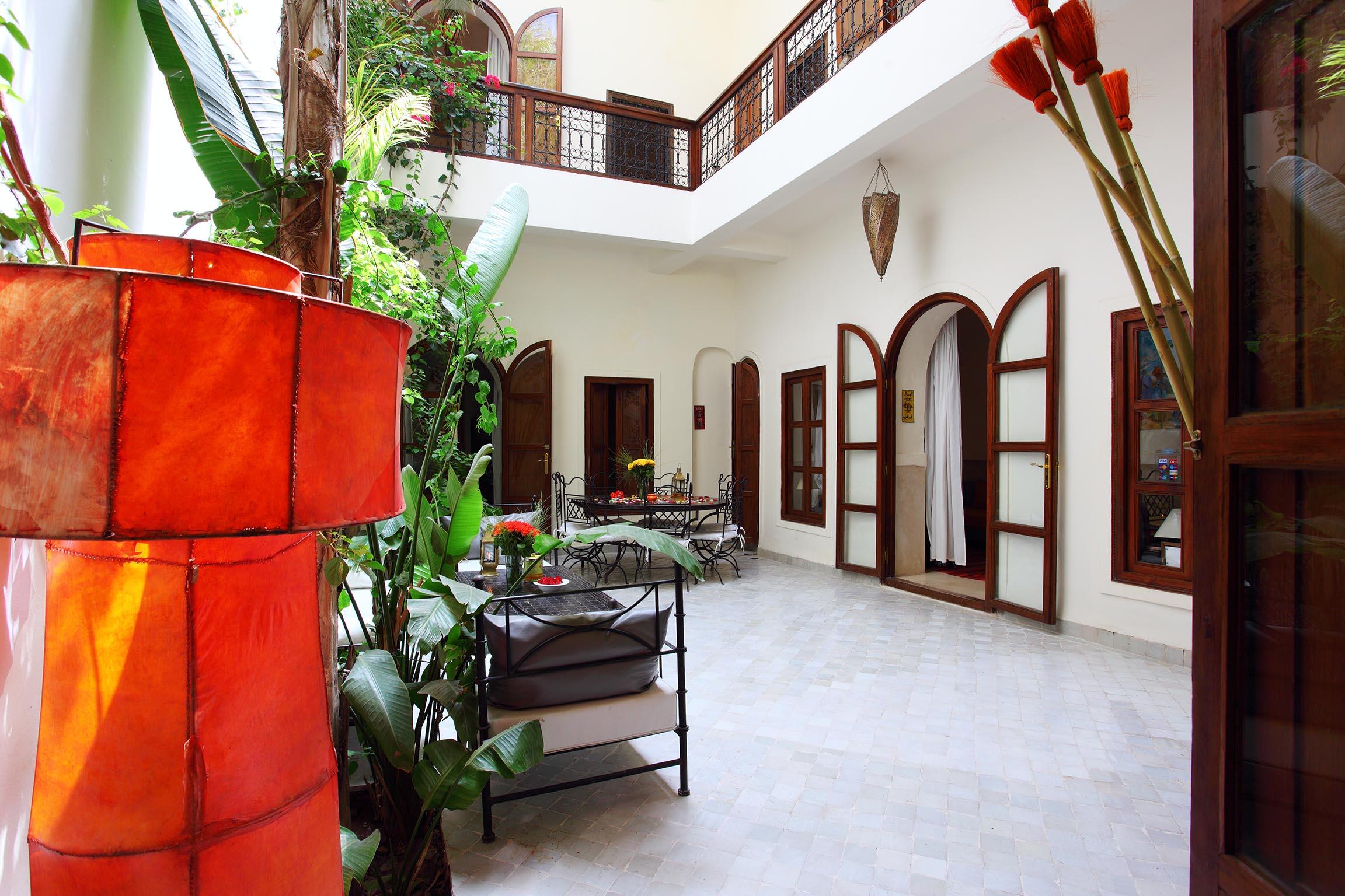 Riad White Flowers Marrakesh Buitenkant foto