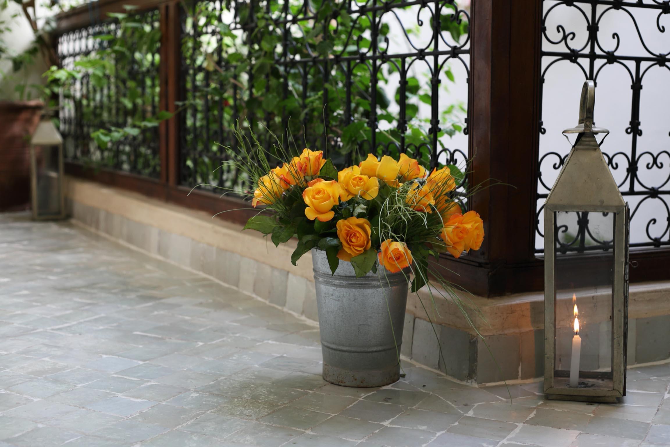 Riad White Flowers Marrakesh Buitenkant foto